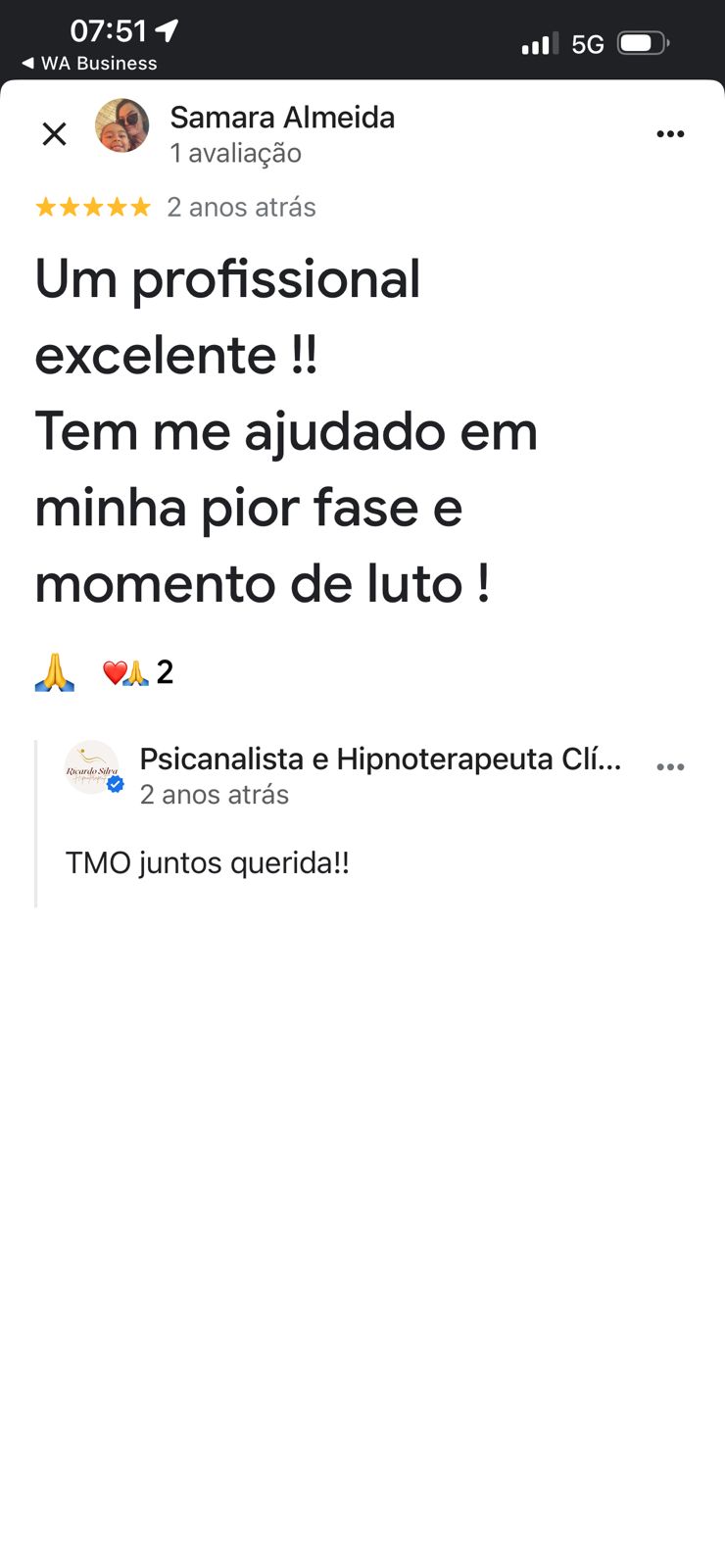 Depoimento Samara